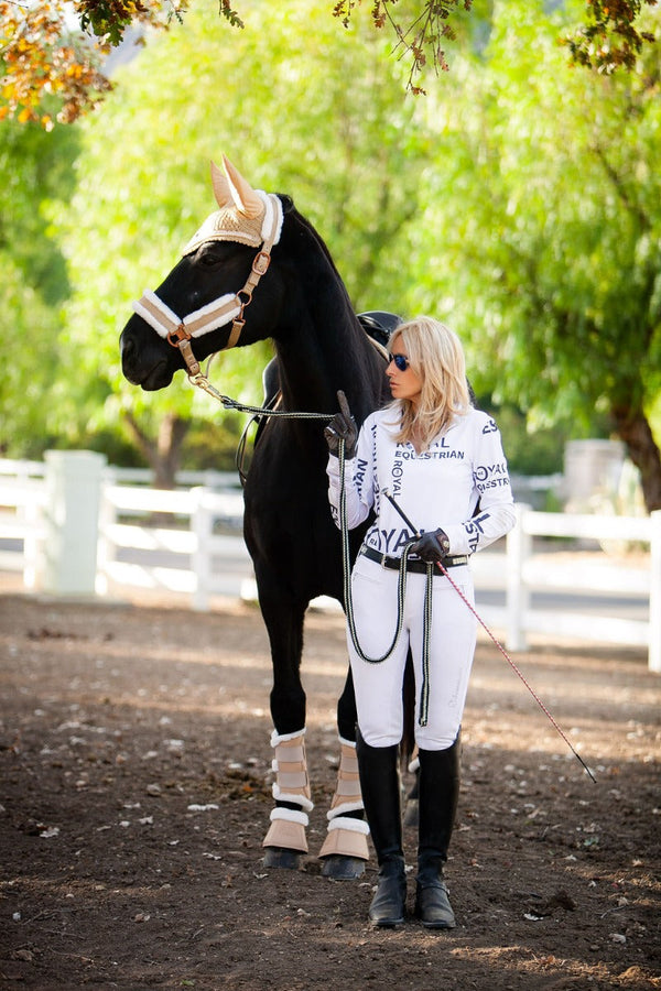 Royal Equestrian Premium Bell Boots Champagne - Royal Equestrian