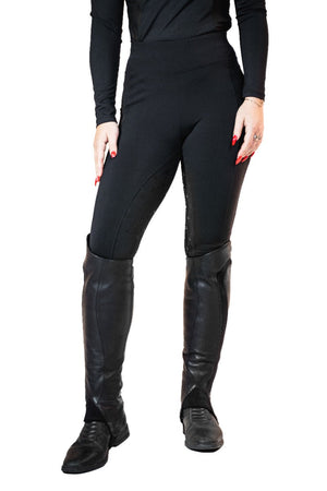 Royal Equestrian Full Grip Riding Tights Black - Royal Equestrian