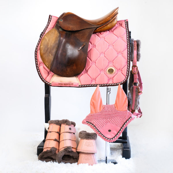 Royal Equestrian Jump Saddle Pad Pink Full - Royal Equestrian