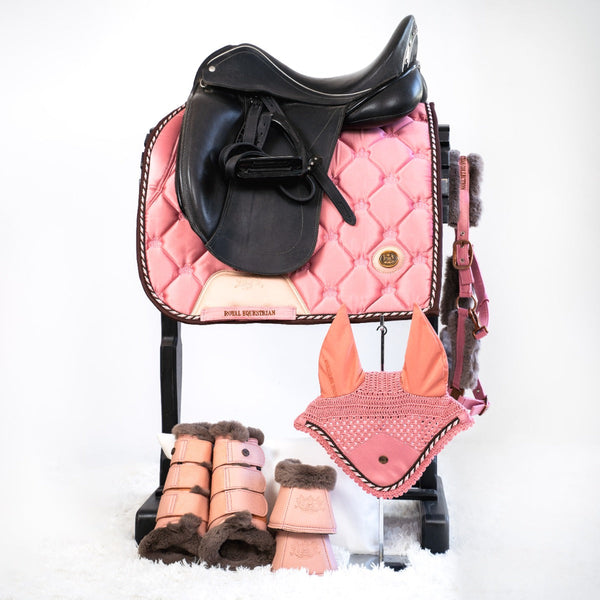 Royal Equestrian Dressage Saddle Pad Pink Full - Royal Equestrian