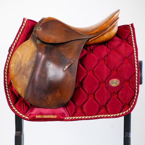 Royal Equestrian Jump Saddle Pad Red Full - Royal Equestrian